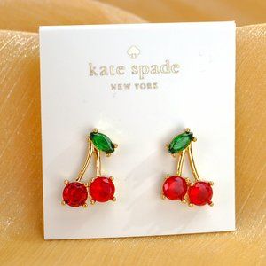 Kate Spade Ma Cherie Cherry Stud Earrings